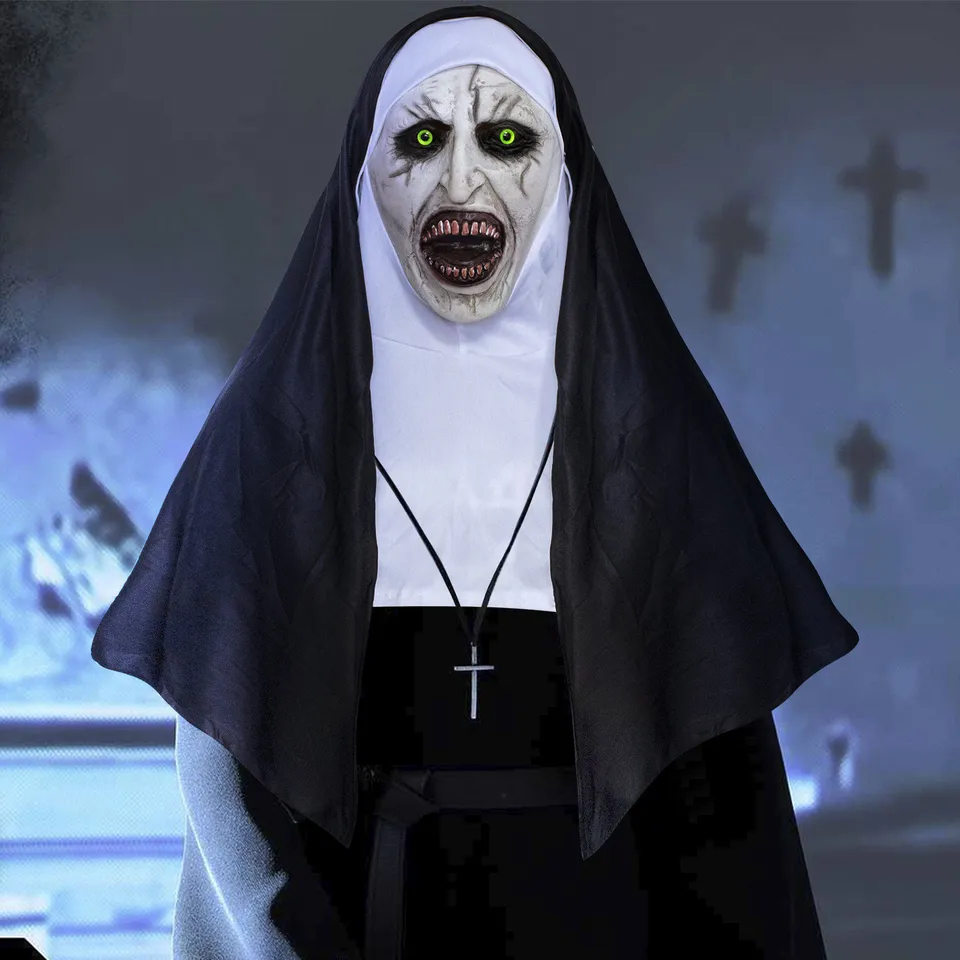 nun headpiece halloween