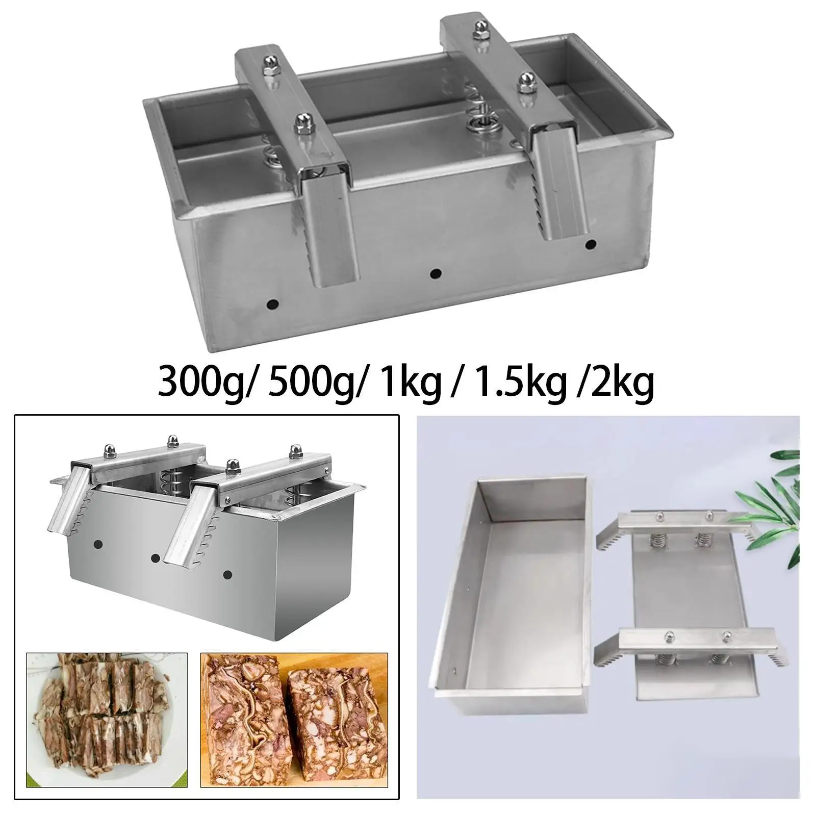 Stainless Steel Hamburger Press Tool Set for Homemade Burgers