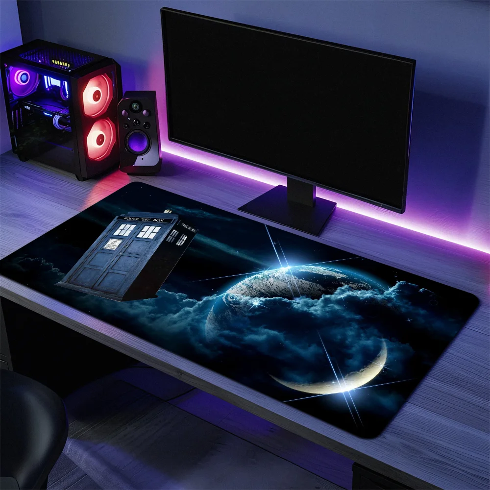 TV D-Doctor Britain W-Who For Computer Game Big Keyboard Office Large Mouse Mat Pad Anti-slip Rubber PC Mice 3
