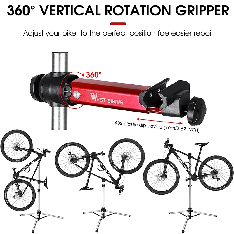 WEST BIKING – support de réparation de vélo professionnel, avec