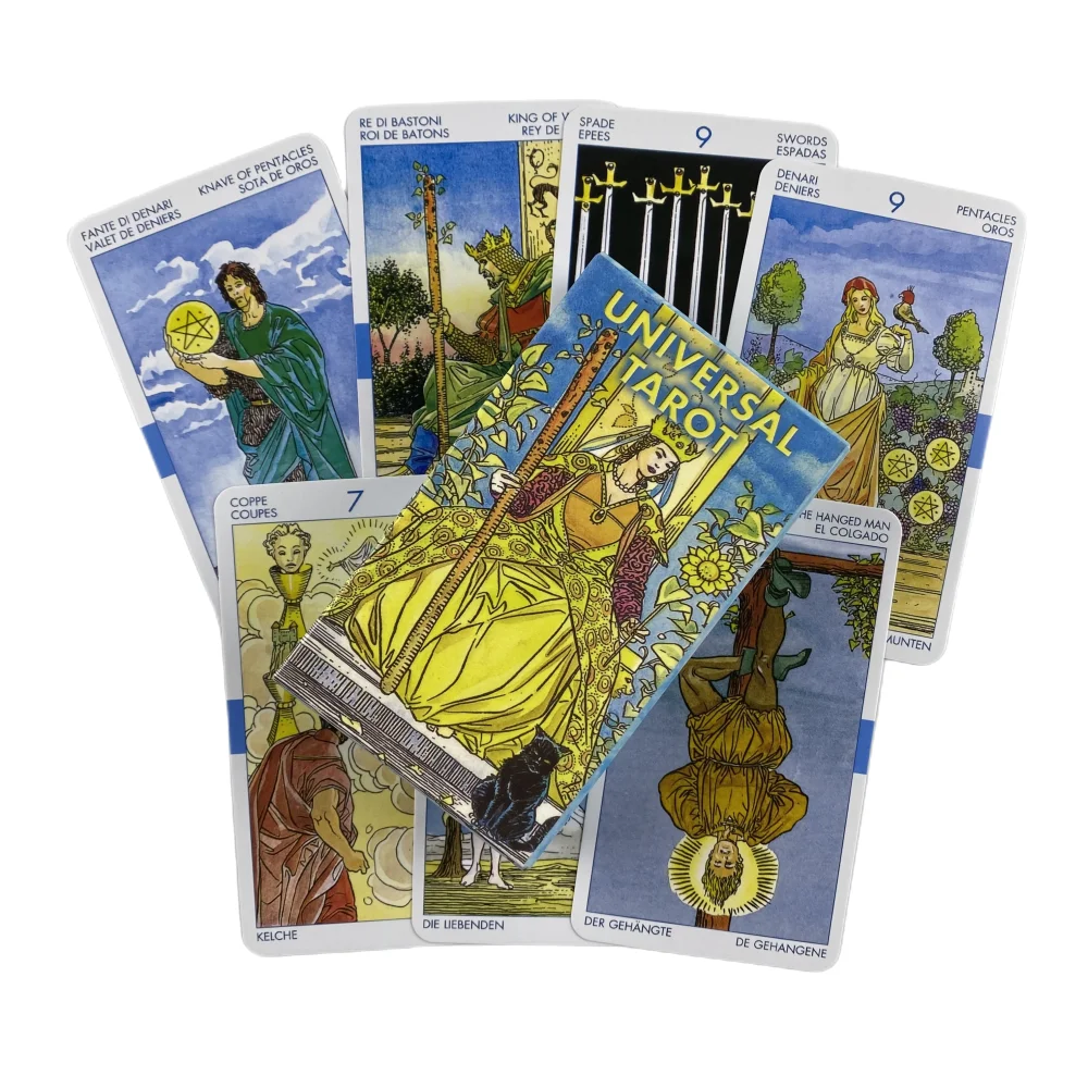 Universal Rider Tarot Cards A 78 Deck Oracle English Visions Divination Edition Borad Playing Games 4