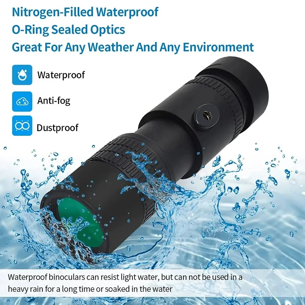 Zoom 10-300x30 Portable High Power Monocular Telescope with Tripod&Phone Holder for Bird Watching 3