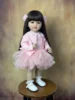55 CM 22 Inch Reborn Baby Lifelike Realistic Stand Girl Doll Full Soft Silicone Body Princess Toddler Bebe Birthday Gift 2