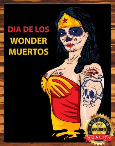 

Dia De Los - Wonder мертвецы-День Чудо мертвец-металлический знак