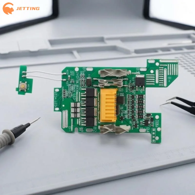 (Nuovo) 1 pz. Scheda PCBA BMS per batteria agli ioni di litio da 18V, circuito di bilanciamento e ricarica per pacchi batterie agli ioni di litio BL1830 BL1860 BL1890 - immagine 6