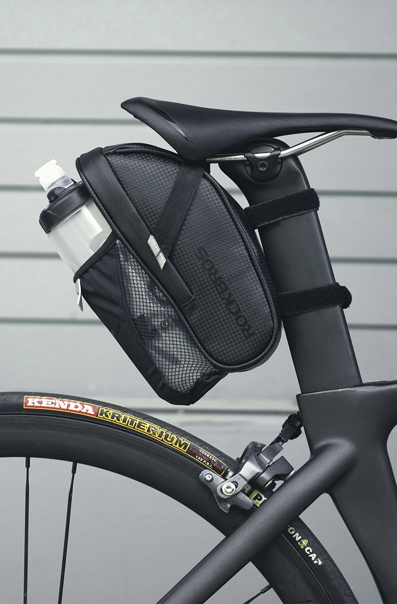 ROCKBROS Fahrrad-Hecktasche, wasserdicht, MTB, Rennrad, hinterer Sattel, Sattelstütze, Tasche, tragbare Wassertasche, Tasche, Flasche, Radfahren, Aufbewahrungstasche – Detail 12