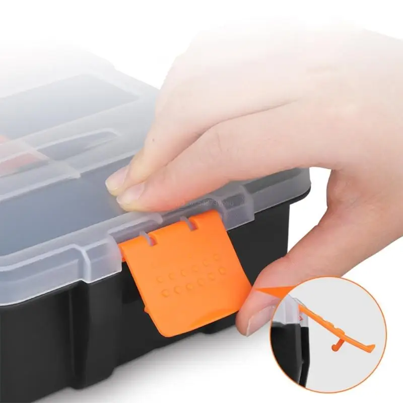 Small Parts Organizer, 6/11/21 Grids Parts Organizer With Removable Dividers For Hardware, Screws, Bolts,Beads, Jewelry 4