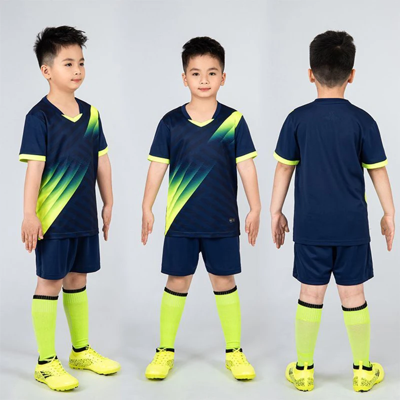 Kid Football Jerseys Customized Children Soccer Uniform Shirts Futsal Sportswear Child Team Football Tracksuit Boy Sports Suit