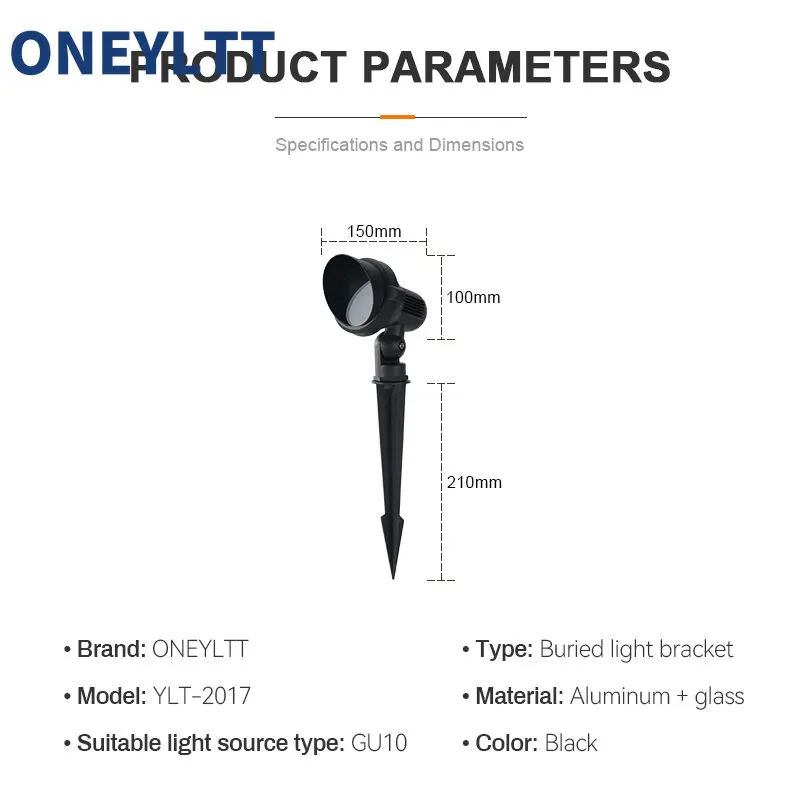 IP65 Outdoor Garden GU10 MR16 220V 110V LED Lawn Spike Light Pond Path Landscape Spot Light Bulbs lawn lamp garden lighting