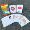 36pcs Children Cognition Cards Body Parts Animal Fruits Double Side Flashcards Montessori Baby Kids Early Educational Toys Gifts 3