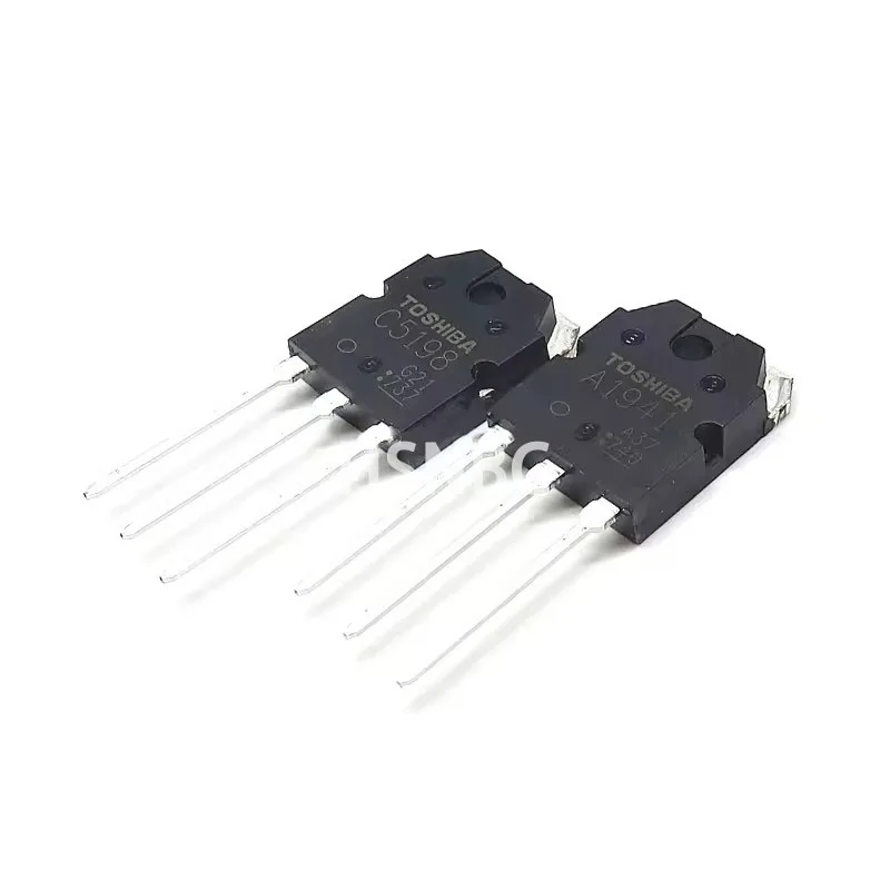 

10Pairs(20Pcs)/Lot 2SA1941 A1941 + 2SC5198 C5198 TO-3P Audio Amplifier Tube Power Transistor New Original