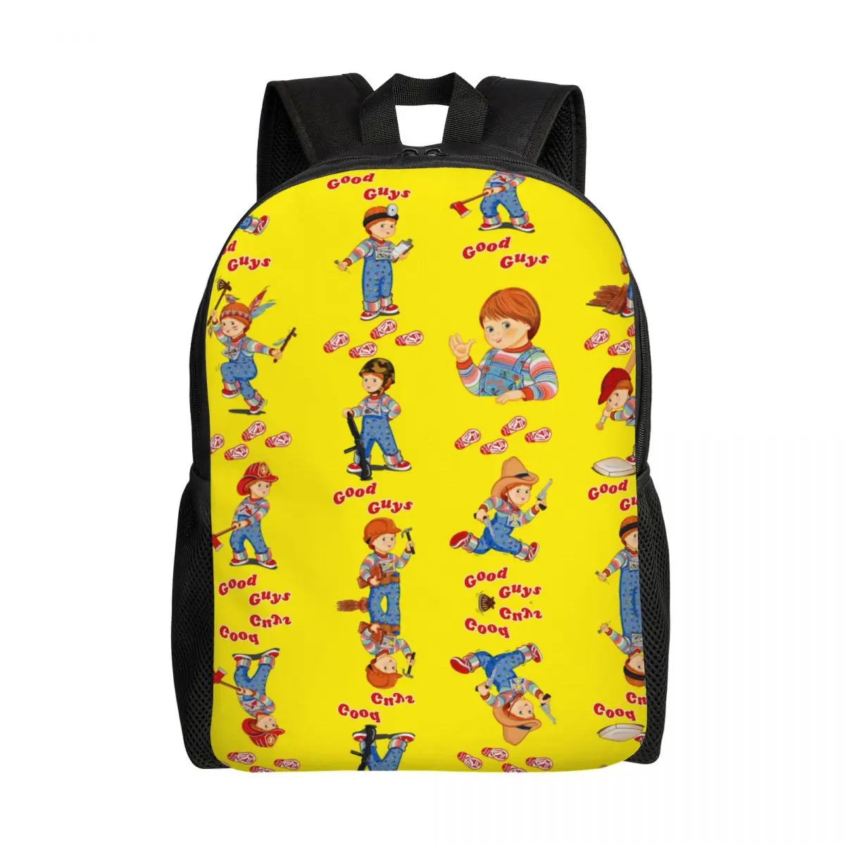 

Personalized Good Guys Backpacks Women Men Fashion Bookbag for College School Child's Play Chucky Bags