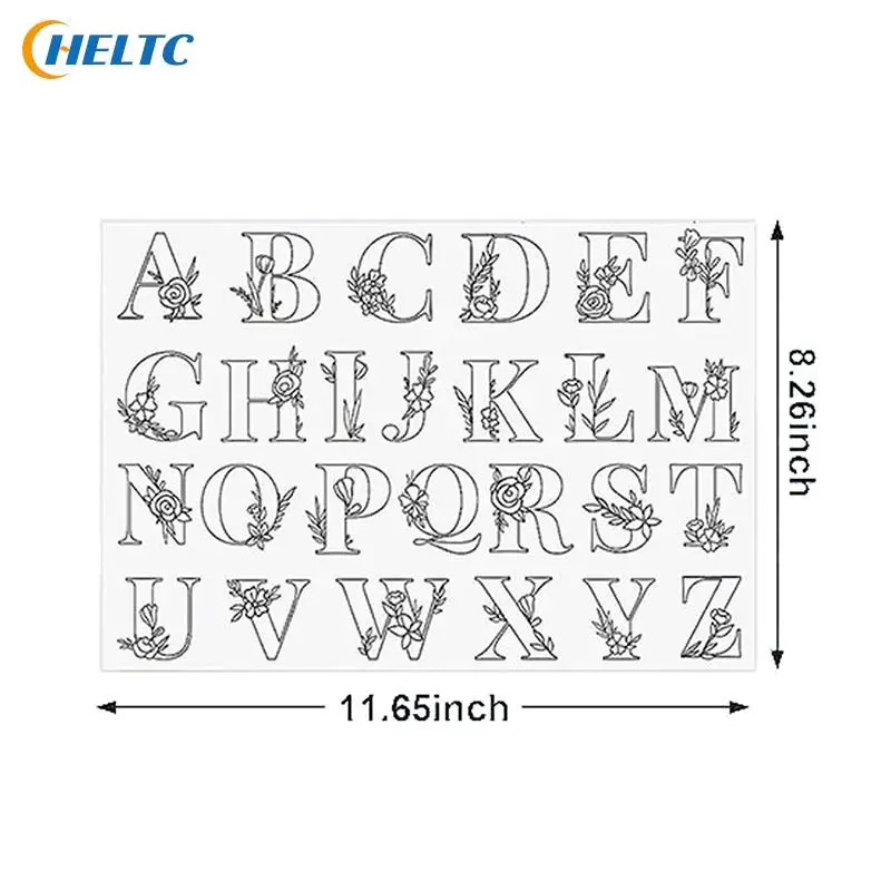 2/4pc Water Soluble Stabilizer Embroidery Stick And Stitch Embroidery Paper Tear Away Stabilizers with Flower Pattern embroidery paper