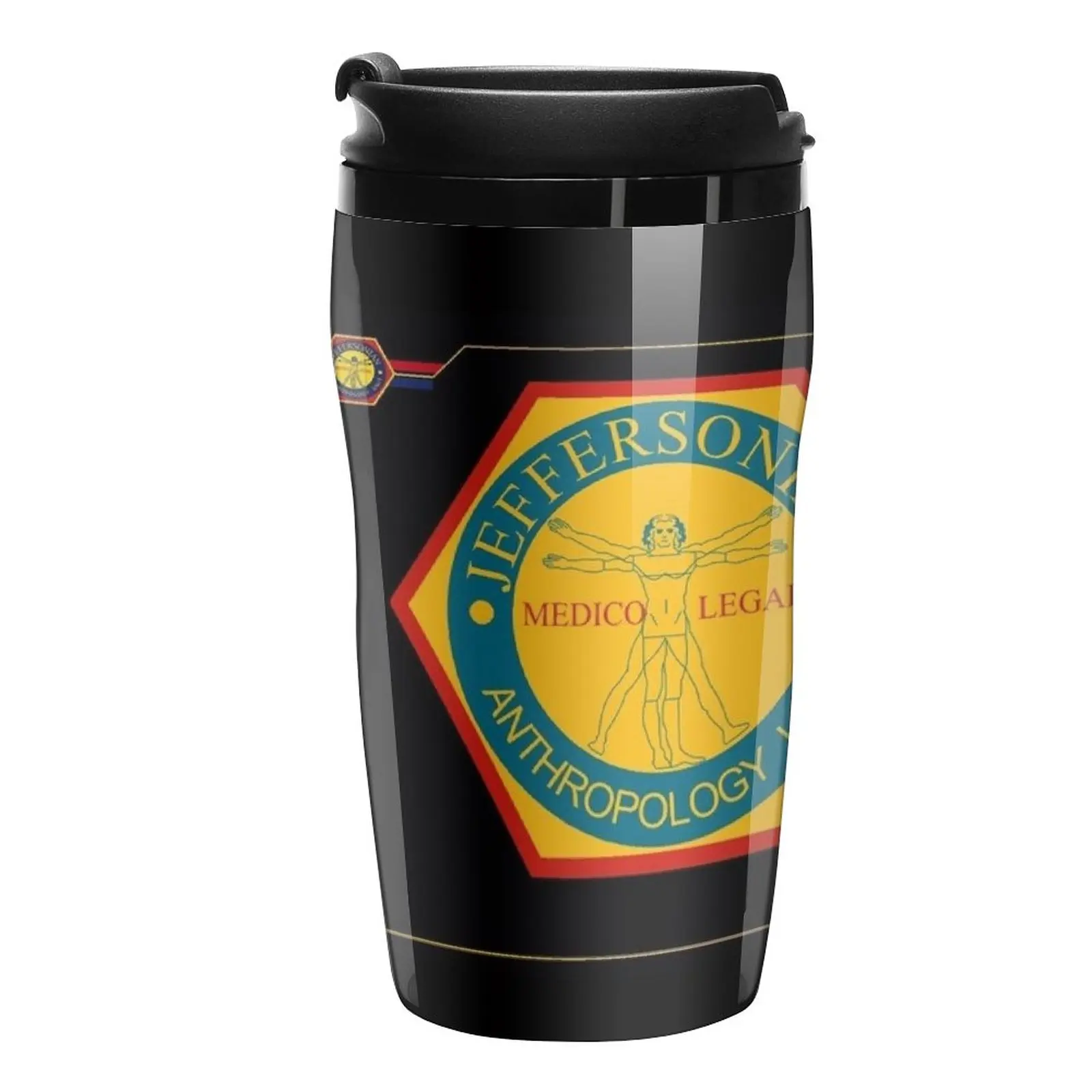 

New Bones Jeffersonian Logo Travel Coffee Mug Coffee Mugs Unusual Tea Cup