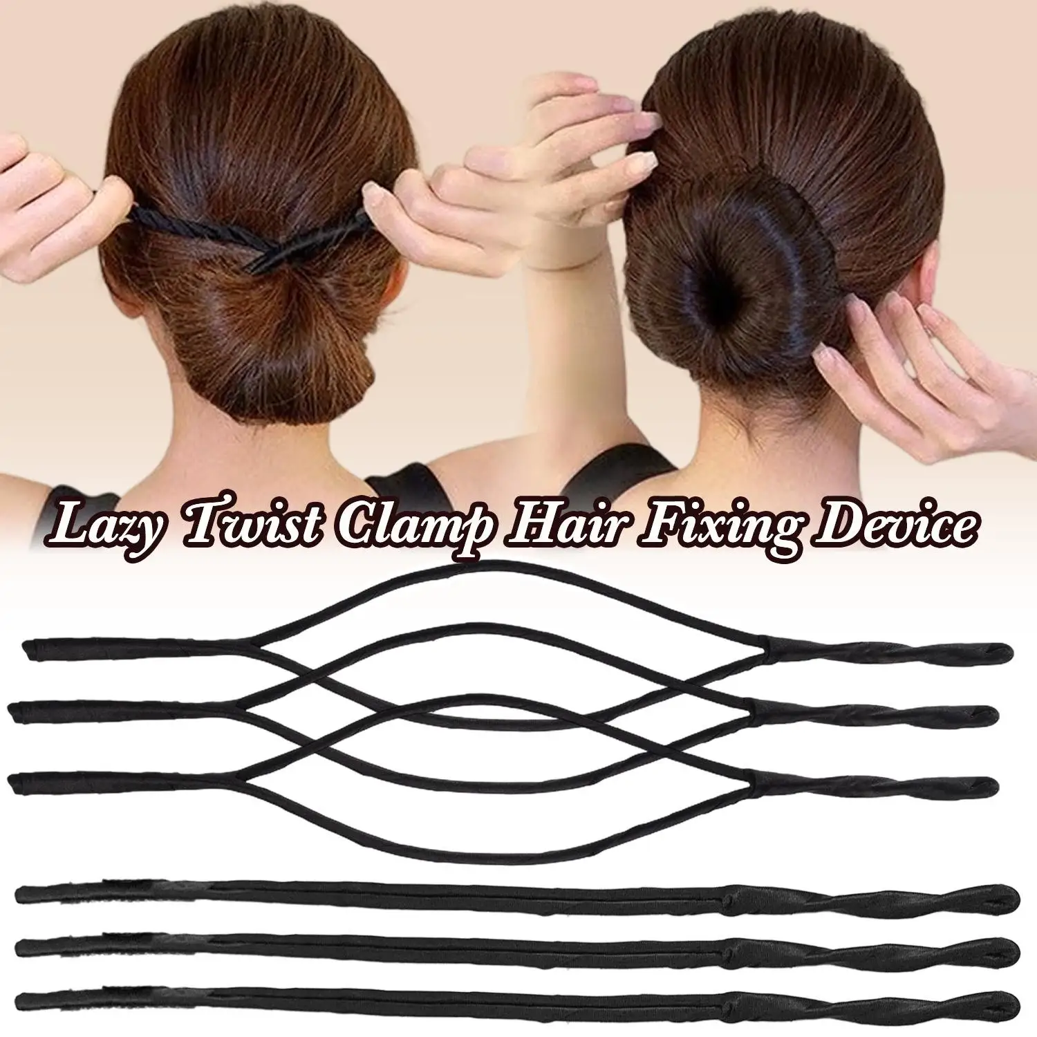 1-5pcs Twist & Fold Lazy Bun Hair Clip Ponytail Creator Plastic Loop Hair Tools Accessories for Women 2026 New Design Hairpin