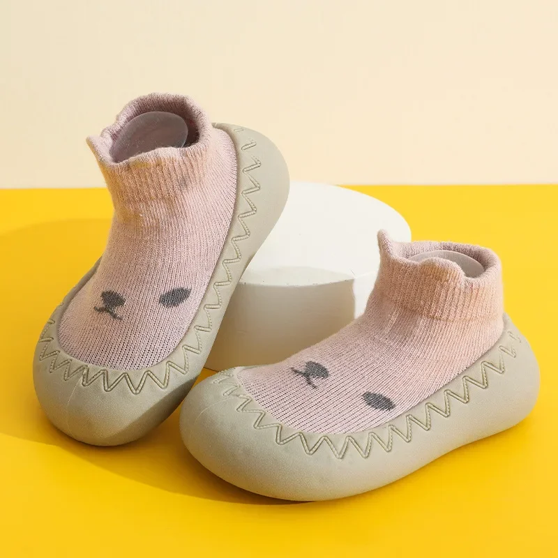 Baby Shoes Kids Soft Rubber Sole First Walkers Children Sock Shoes