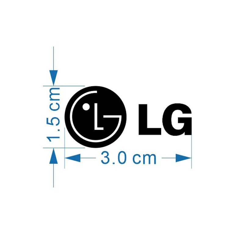 LG Metal Sticker Washing Machine Refrigerator Monitor Logo Sticker Mobile Phone Label Sticker Electric Appliance Sticker