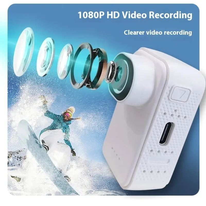 새로운 1080P 스포츠 카메라 FHD, 긴 배터리 수명, 비디오 썸 카메라, 스포츠 액션 카메라, 헬멧, 오토바이 카메라