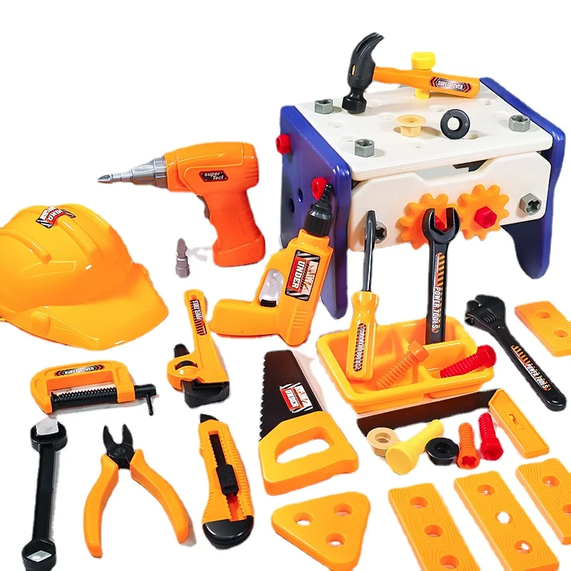 

Yy Repair Toolbox Children's Toy Boy Play House Electric Drill Twist Screwdriver Set