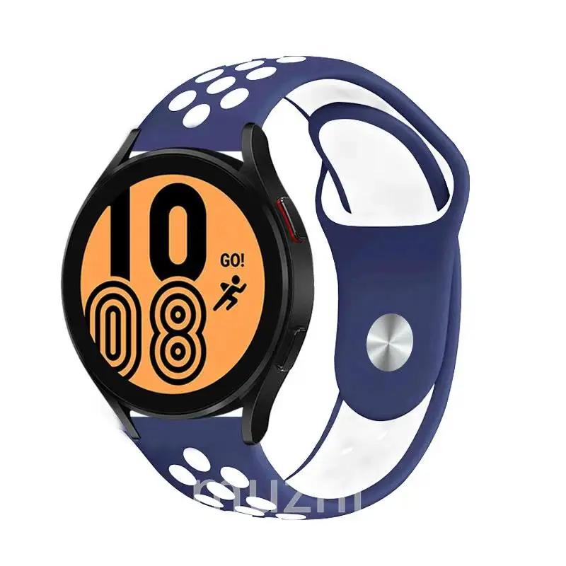 Breathable Sport Silicone Watch Band, 22mm/20mm - Various Models