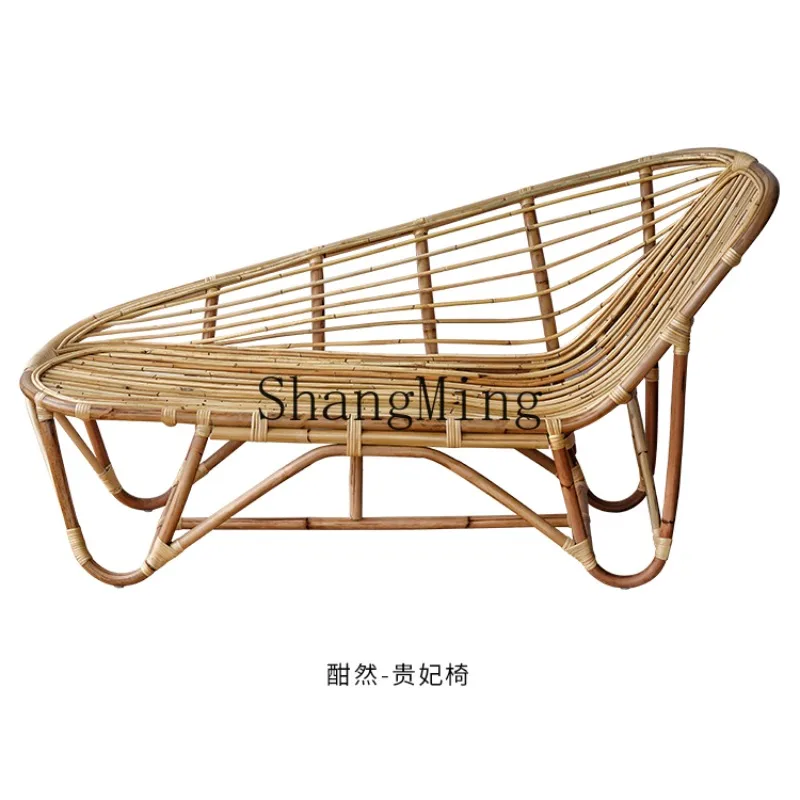 CL Chinese-style simple rattan chair Home living room Balcony Outdoor B ...