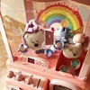 Mini Doll Machine Coin Operated Doll Grabber Claw Arcade Crane Machine Kids Clip Doll Claw Machine with Sound And Lighting 4