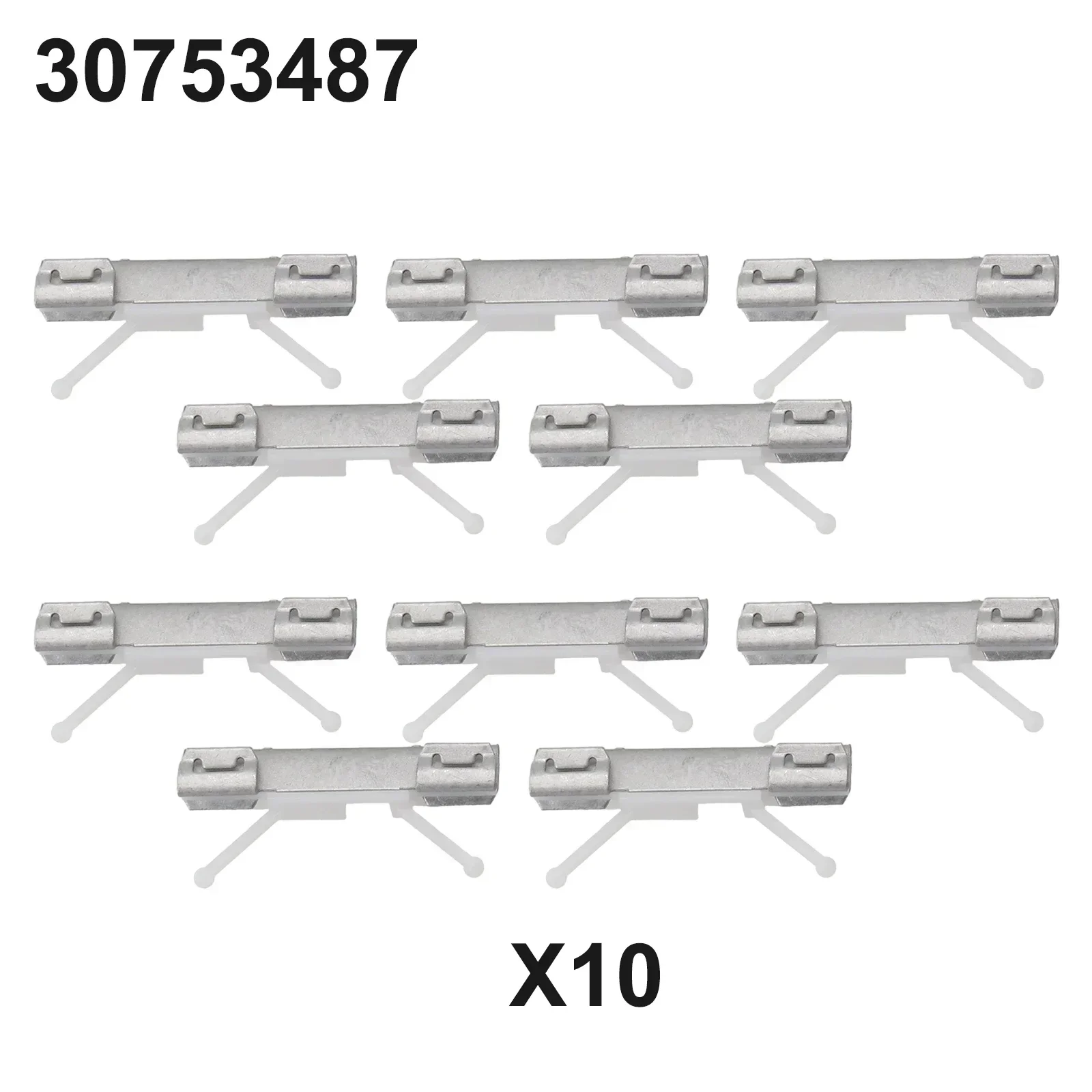 10Pcs 자동차 앞 유리 포스트 트림 클립 내구성 자동차 인테리어 클립 키트 볼보 XC60 2008-2016에 적합 30753487