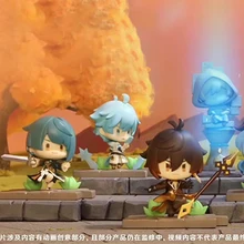 

Genshin Impact Account Liyue Chapter Battlefield Heroic Theme Series Blind Box Guess Bag Caja Ciega Blind Bag Toy Cute Model Toy