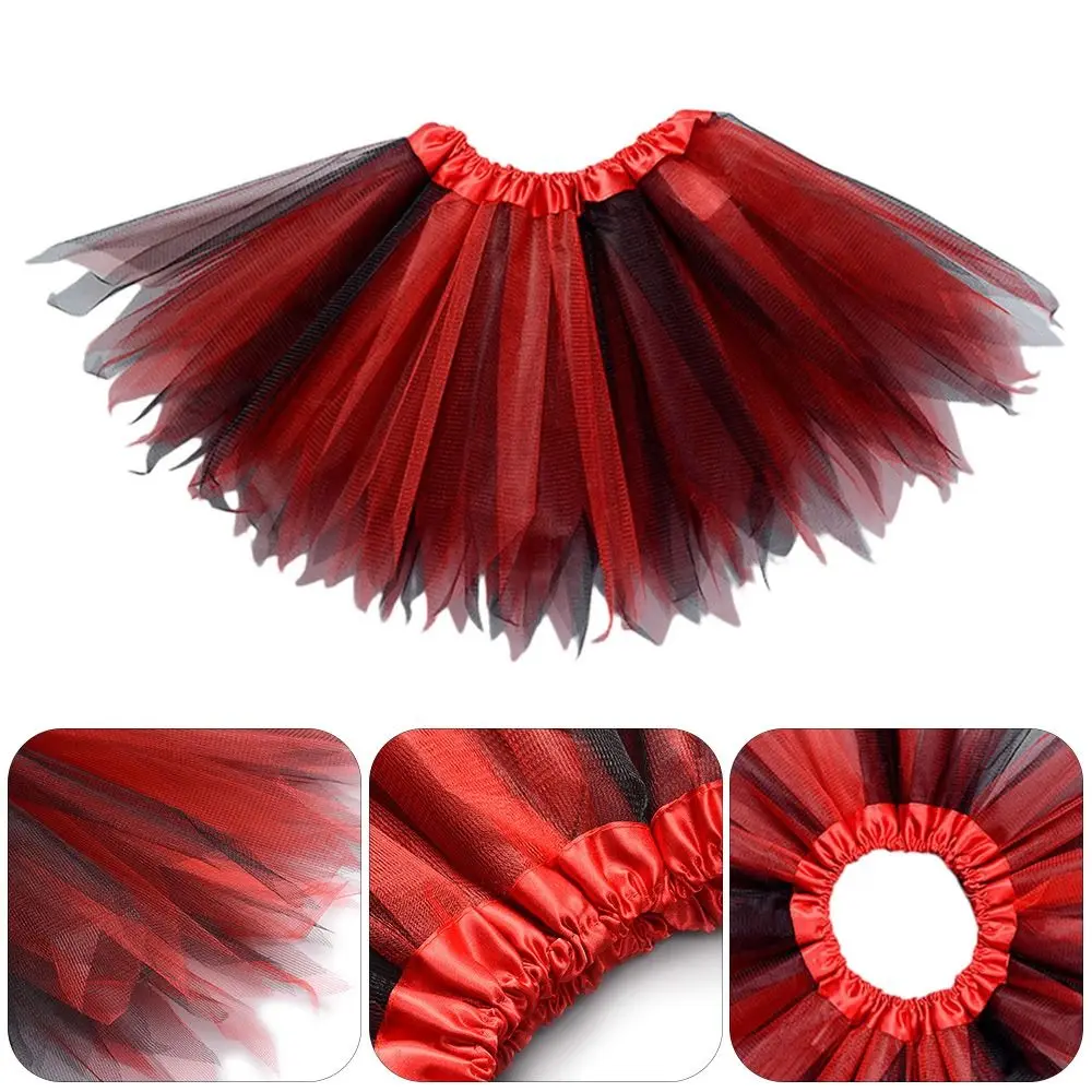 Colorful Tulle Tutu Skirt for Kids Dance and Party