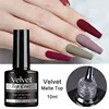 Clou Beaute Matte Velvet Top Coat Semi-permanent Varnish Strong Rubber Base Acid-Free for Gel Polish Blossom Gel Nail Primer 2