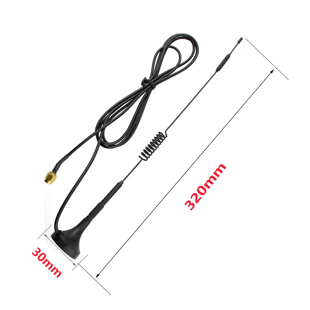 Vecys 4G LTE Antenne RP SMA Mannelijke Connector 8DBi GSM/3G/4G Omni-directionele Outdoor Indoor 4G Antenne 3M RG174 Kabel met Magnetische Basis