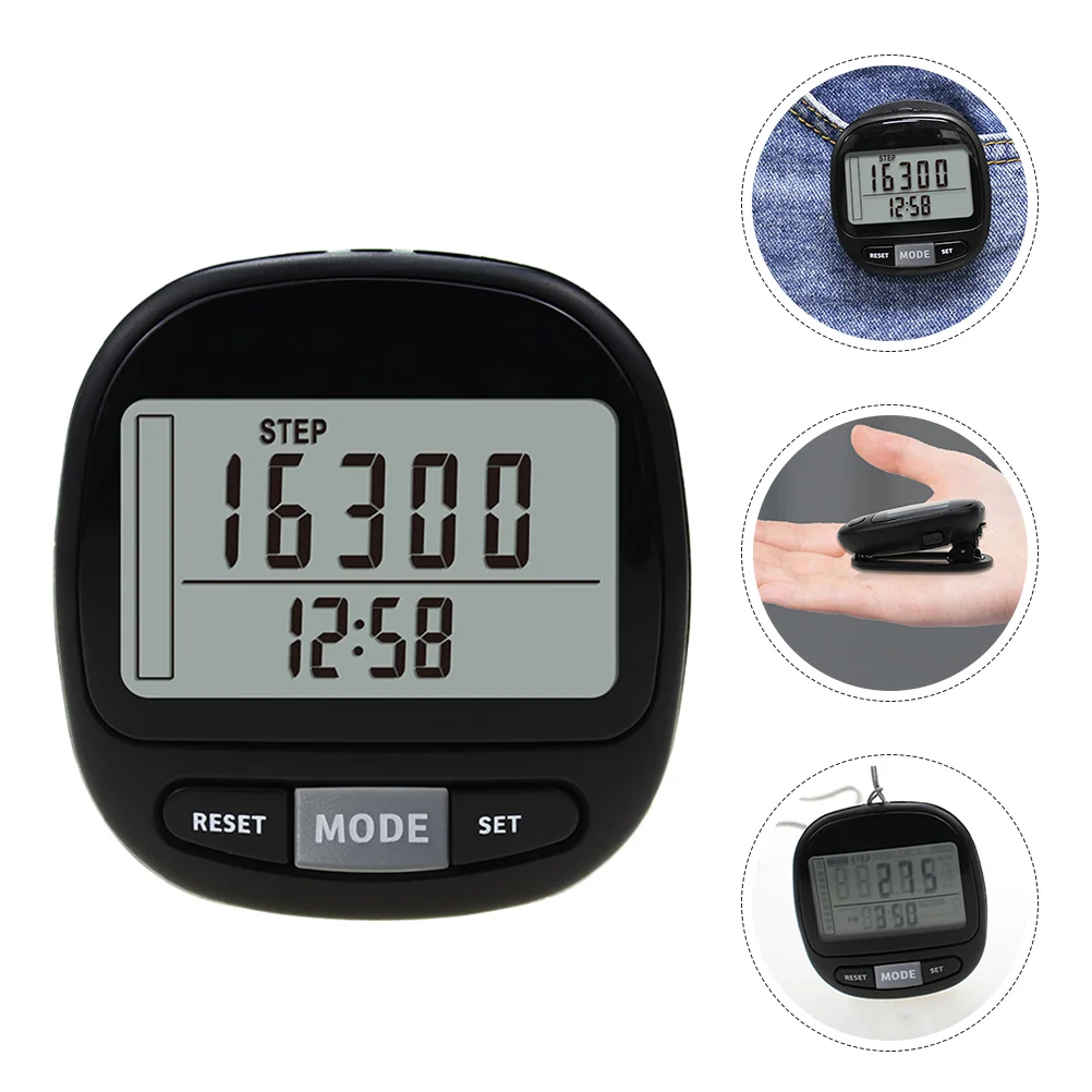 Seven-day Pedometer Reusable Pedometers For Seniors Burned Calorie Counter Sports