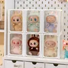 Labubu Display Box Transparent Glass Labubu Doll Storage Blind Box 8-14cm Decorations for Labubu Doll Box Dustproof And Moisture 2