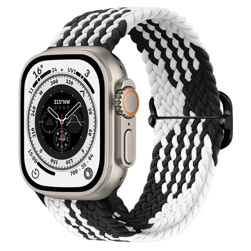 Adjustable Nylon Strap for Smartwatch - Versatile & Stylish Bracelet Band