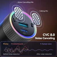JOYROOM 60W Bluetooth 5.4 FM Transmitter PD QC 3.0 Super Fast Car Charger Dual Mics HiFi Deep Sound USB C Car Charging Adapter - Image 5