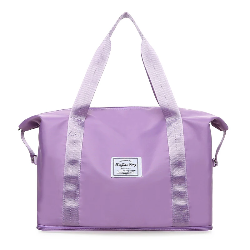 Waterproof Foldable Travel Tote with Large Capacity and Dry-Wet Separation