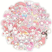 10/25/40PCS Kawaii My Melody Anime Stickers Decal Laptop Guitar Motorcycle Phone Luggage Car DIY Cartoon Sticker For Kids Toys 1
