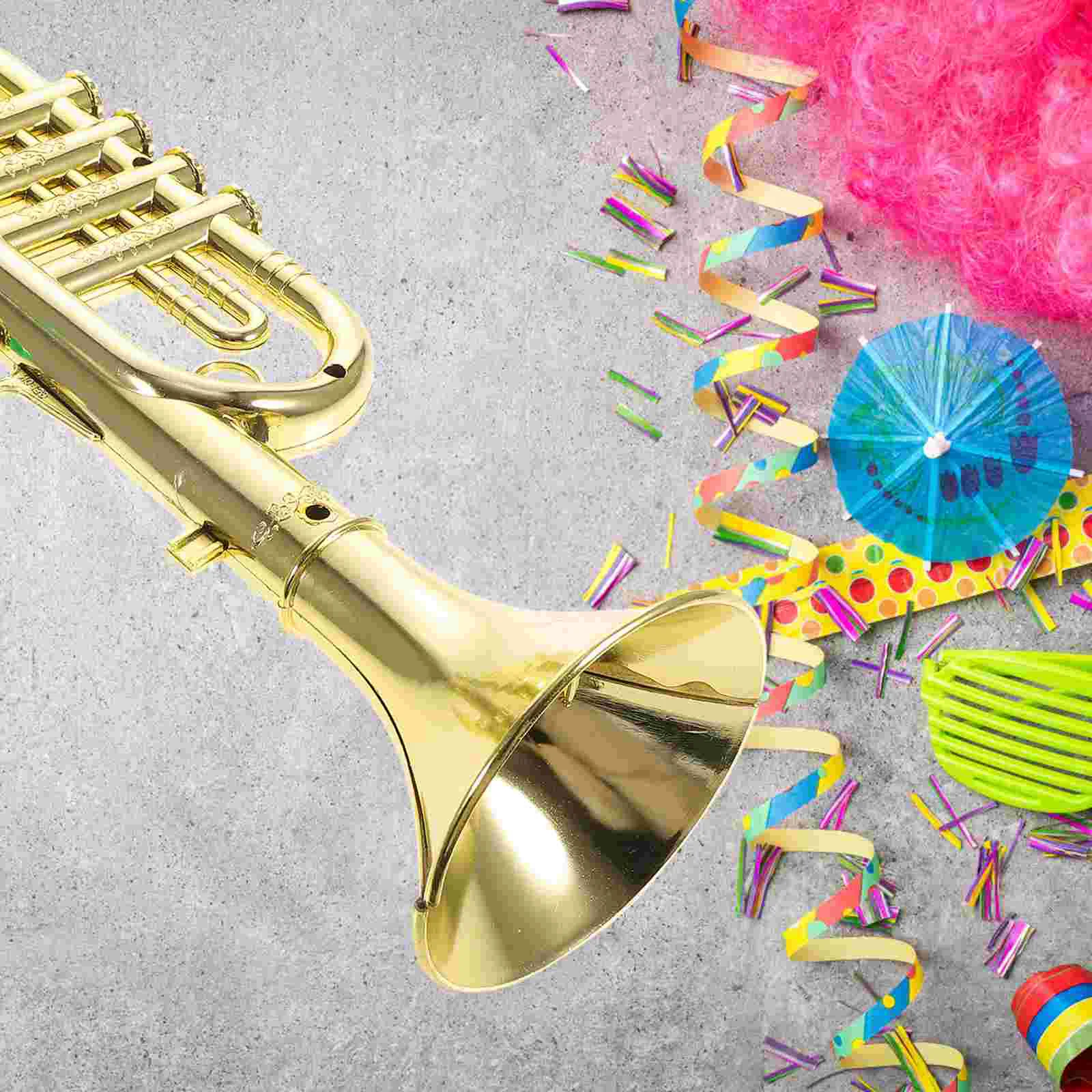 1pc Creative Trumpet Trumpet with Color Buttons Portable for Toddlers Children Kids Beginners