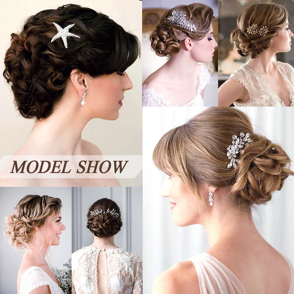 Panino Disordinato Con Pettini Scrunchie Chignon Parrucchino Piatto Riccio Panino Per Capelli Pettini Di Estensione In Panino Disordinato Per Donne E Ragazze - Foto 14