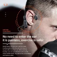 K69 Non-In-Ear Earhook Bone Conduction Headphone Hifi Music Headphones Wireless Waterproof Bluetooth Headsets With Mic Earbuds 2