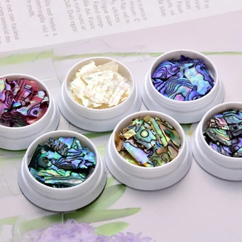 Donne Nail Art Ultra sottile Shell Slice nuova zelanda Big Abalone Shard Abalone Ladies Nail Shell Patch