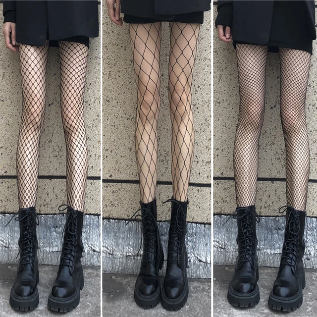 Sexy Women Long Fishnet Knee High Body Stocking Fish Net Socks Pantyhose  Mesh Tights Lingerie High Waist Mesh Hosiery Dropship - AliExpress