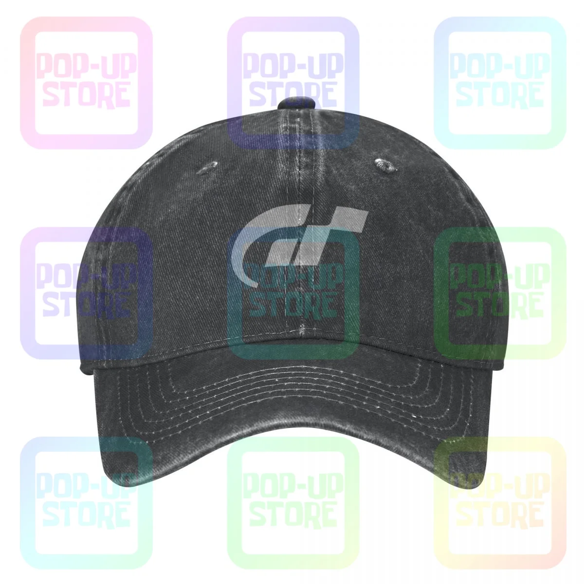 Ps4 Gioco Gran Turismo 7 Logo Berretto Da Baseball In Denim Lavato Cappelli Da Camionista Sport Offerte Calde