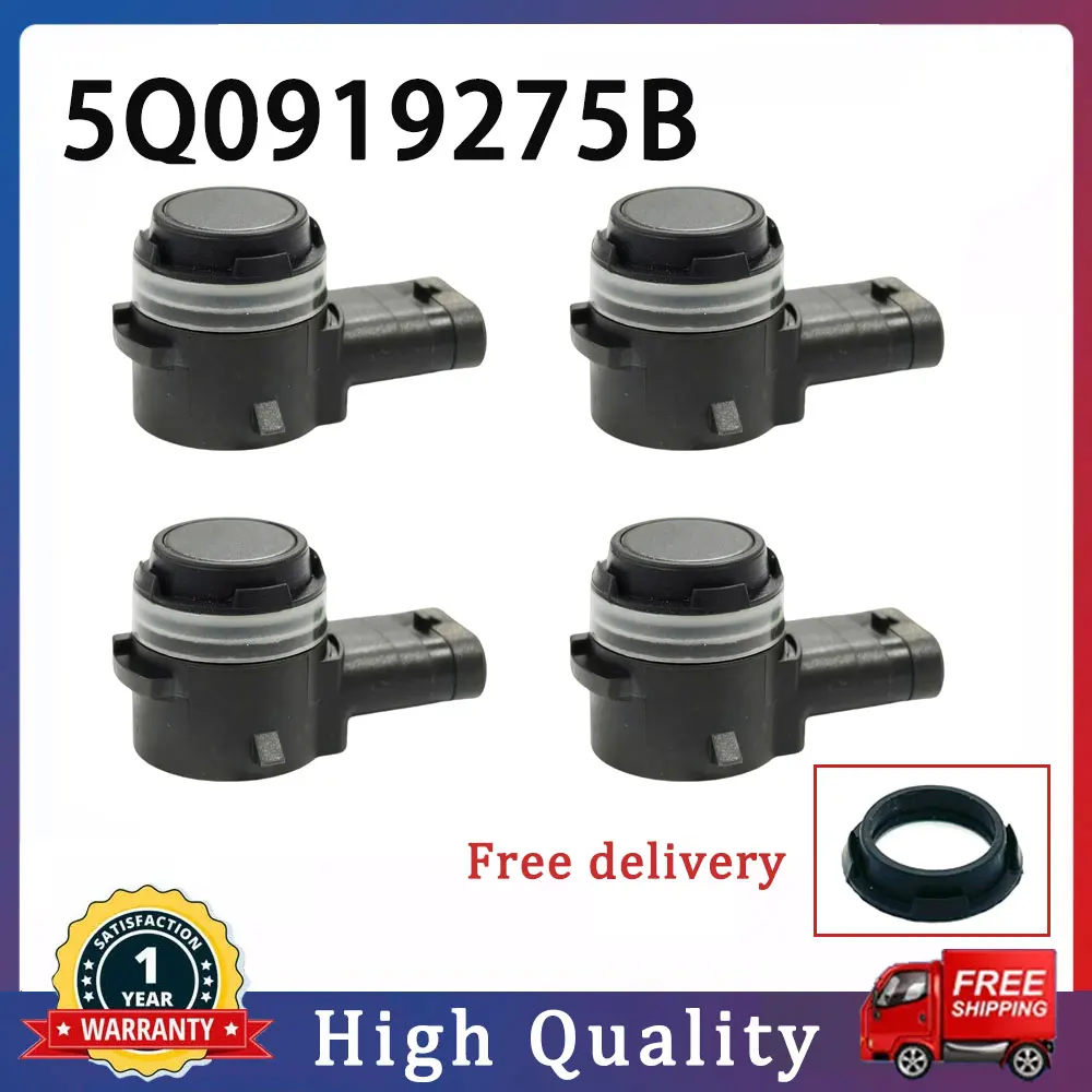 5Q0919275B PDC Parking Sensor Car Reversing Assist Radar 4pcs for Audi A3 A4 for VW Golf Passat