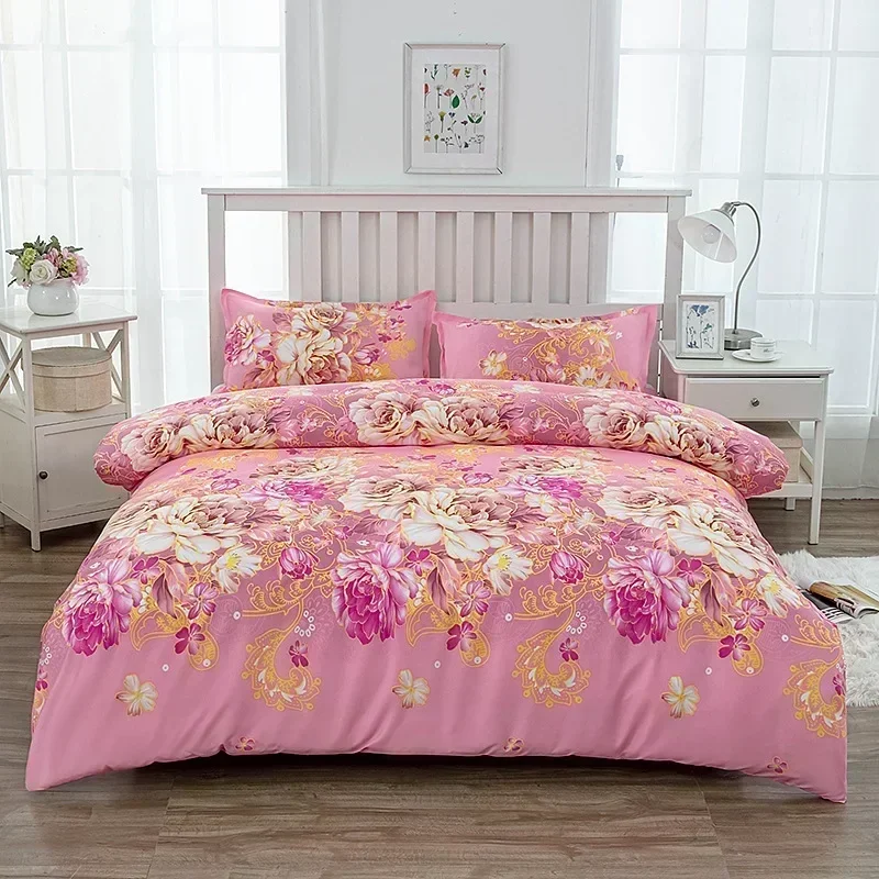 1pcs Geometric Pattern Bedding Fashion Printed Quilt Cover Multi Size Bed Sheets Soft Breathable Duvet Covers 이불커버
