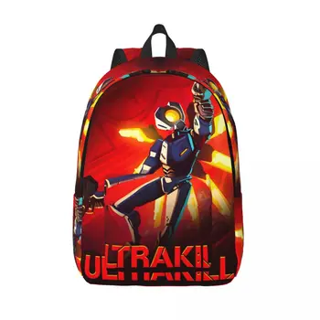 Ultrakill V1 V2 Shooting Game Backpack Sports School Hiking Travel Hell is Full Daypack Men Women Laptop Computer Shoulder Bag 1