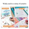 Plus Pen 3000 Water-based Gel Pens Hand Account Hook Line Pens Fiber Gel Pen Writing/Graffiti/Notes Canetas Stationery 6