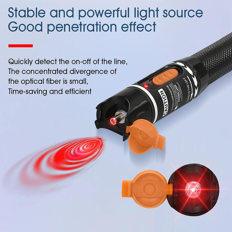 Preferential price Laser 50MW/30MW/20MW/10MW/5KM Visual Fault Locator Fiber Optic Cable Tester 10-50Km Range VFL AUA-30 |