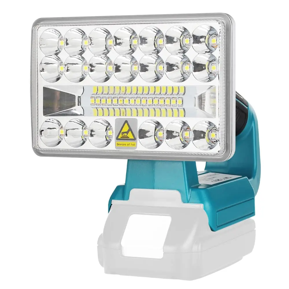 Lampe De Travail LED Sans Fil – 18V / 2000LM – Longue Portée – Portable