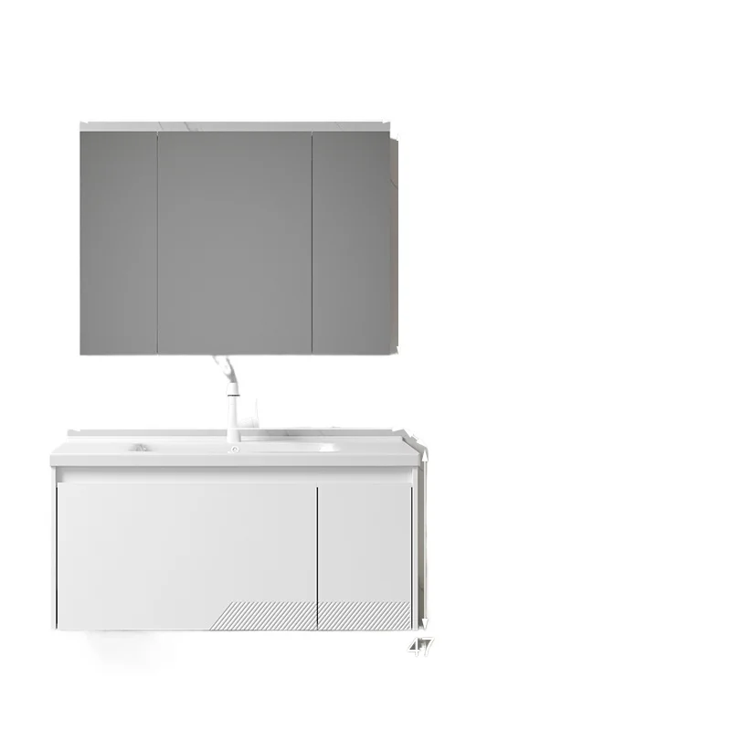 Open Cabinets Drawer Cabinet Closed Storage Toilet Medicine Towel Luxury Bathroom Space Saving Washbasin Column Filing Mirrors